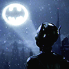 ineffablecabbage: Catwoman looking up at the Bat signal. (DC)