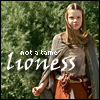 grlnamedlucifer: Narnia's Lucy, facing down an army with a dagger, captioned "not a tame lioness" ([narnia] now all narnia will be renewed)