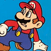 mamamias: Mario crouched on the ground from a landing, looking over his shoulder, concerned. (oh geeze)