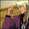 autobotscoutriella: Klavier Gavin snapping his fingers (AA4 Klavier 24 1)