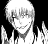 greetingsfrommaars: ichimaru gin from bleach, grinning with blood running down his face (evil)