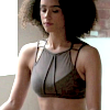 afraid_of_marshmallows: Nathalie Emmanuel (Meditation - Sports Bra)