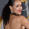 afraid_of_marshmallows: Nathalie Emmanuel (Smile - Glam Backwards Shoulder Grin)