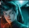 thetubfullofcats: a Vulcan woman with a ponytail (Soleta -- Star Trek)