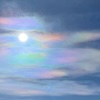 jesse_the_k: Sunlight makes rainbows in thin cirrocumulus lenticularis (clouds rainbow lenses)