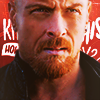 yourlibrarian: Captain Flint on Red background (OTH-Flint Red - mundodefieras)