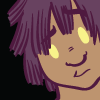 yelloweyesdarksomething: drawing of a young boy with scruffy hair and yellow eyes, looking confused (Huh Human MitD)