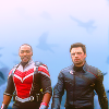 scintilla10: Bucky & Sam side by side in their armor (MCU - Bucky/Sam)