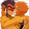 castaside: wukong, soft, happy, hug (Macaque (625)(2))