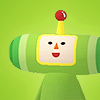 sickandgloomy: the prince from "katamari damacy" smiling happily (smile2)
