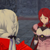 sarajayechan: Monica asking Edelgard for permission to hold her, just once ([FEW3H] Edelgard/Monica)