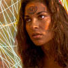 nuh_s: An icon of Drey'auc from Stargate SG-1 (original casting) with an abstract background. (drey'auc)