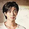 bethctg: BTS's RM in a white tshirt (bts - joon indigo)