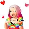 xinas_island: Me as a Pink Haired Avatar (Bashful  (Avatar-Rainbow))