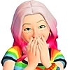 xinas_island: Me as a Pink Haired Avatar (Giggles  (Avatar-Rainbow))