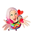 xinas_island: Me as a Pink Haired Avatar (Default)