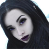 queen_butterfly: a pretty, pale girl with black hair, dark makeup, pointed ears, and large dark eyes (her name is actually Trouble)