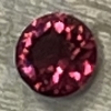 lmk: a faceted rhodolite garnet (garnet)