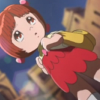 pinokosthewife: Pinoko standing in the city, wearing her backpack, and looking up (wherever life takes us;)