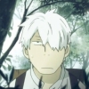 greetingsfrommaars: ginko from mushishi in the forest (ginko)