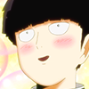 javert: mob blushing (mp100 mob blush)