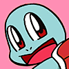 linky: Squirtle looking back with a smile. (Pokemon: Squirtle: Toon)