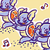 linky: Three Wartortles dancing. (Pokemon: Wartortle: Dance)