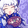 innumerablewounds: Haze Ceasario Eidyafeldt happily holding out a basket of vegetables (Haze thank you~)