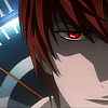 doreyg: A close up of Light from Death Note with one red eye ([Death Note] Light)