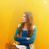 slightlytookish: Jane carrying a basket against a golden background (My Lady Jane: Golden)
