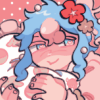 bedes: Art of Mikuo, the genderbend of Hatsune Miku, in the outfit and stylings of Project Voltage's Fairy-type Trainer Miku. He has a small ponytail, and is holding up his pillow to rest his face against it. His eyes are sleepy and half-lidded. (mikuo)