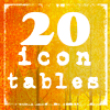 20icontables: icon says 20 icon tables (20 icon tables icon)