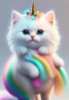 vampwillow: Unicorn cat likes rainbows (Unicat)