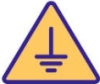 human_collector_community: Triangle sign with a ground circuit symbol (icon_1)