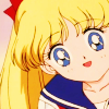 sarajayechan: Minako smiling as she greets Usagi, hoping to cheer her up during a rough time ([Sailor Moon] Minako)