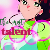 sarajayechan: Makoto showing off her chest. The text reads "the most talent", an iconic line from the DiC dub and an eternal meme. ([Sailor Moon] Makoto)