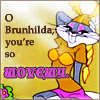 ranalore: bugs bunny as brunhilda in what's opera doc (wovewy)