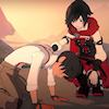sarajayechan: Ruby concerned about Oscar, who's worn out from training so much ([RWBY] Rose Garden)