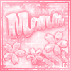 ai: a text icon with the word Mana on it with rotating cherry blossoms (mana 🌸)