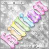 setsuntamew: the name "Killian" with rainbow letters over a gray background (voglia → 02)