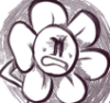 friendlyflower: flowey looks angry and nervous (angryscared)