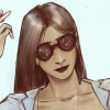 skuzzybunny: drawing by me cropped to show just her face and goggles (Default)