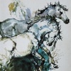 liadt: Dynamic illustration of two horses (RoS Marion arrow)