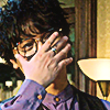 linky: Suga pushing up his glasses. (Gavv: Suga - Glasses)