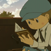lieutenantsanya: (prof layton luke book flip)