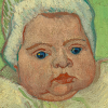 blueshiftofdeath: painting of a baby by van gogh (baby)