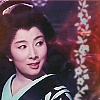 liadt: Close up of Fujiko Yamamoto on left with flower pattern on right (Fujiko Yamamoto)