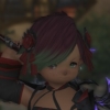 zavodilaterrarium: Eudae posing with her claymore resting over her shoulder. (DRK pose (confident))