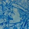 killerqueer: a blue colored pencil sketch of Sidney Freedman from M*A*S*H in the episode War of Nerves with his head bandaged (sidney freedman)