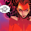 heartsfate: Marvel || Comics (Scarlet Witch || You Only Get One)